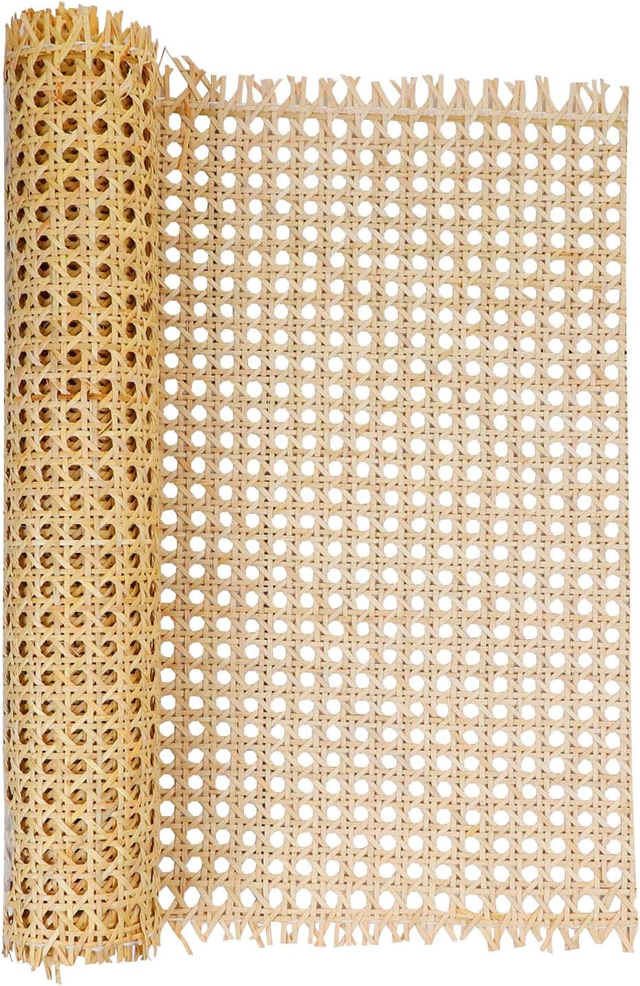 16 in x 5FT Natural Rattan Cane Webbing for DIY Furniture Projects