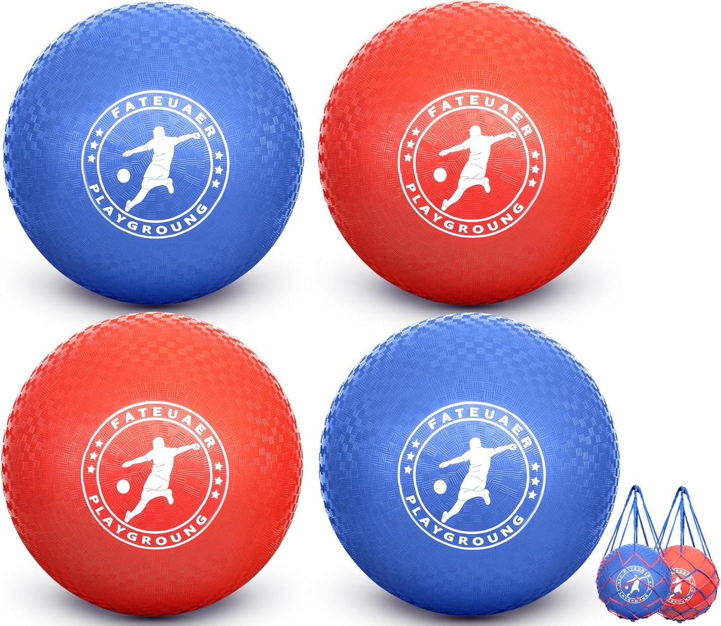 10 Inch Kickball Set for Kids and Adults - Durable Playground Balls