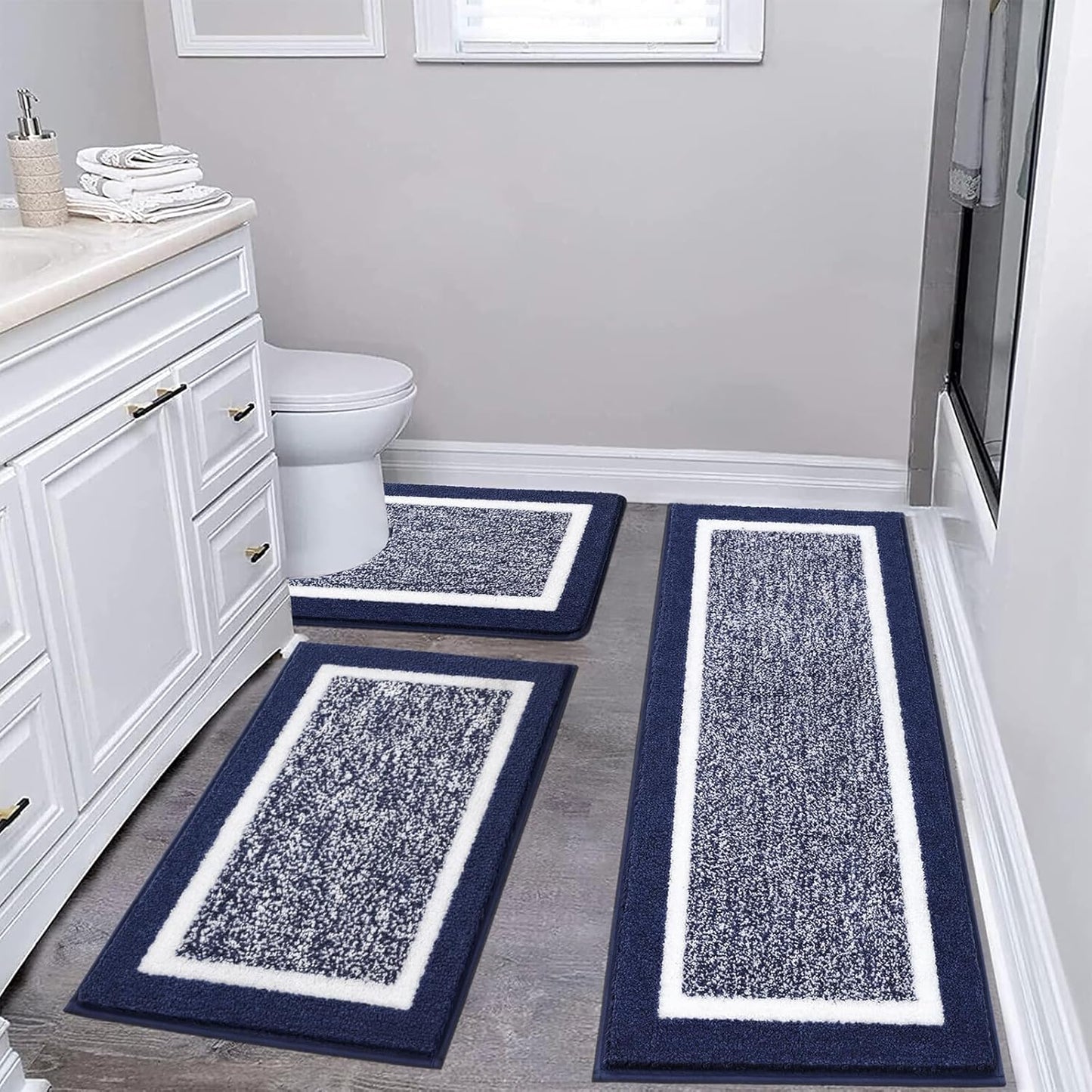 Ultra Soft Pauwer Bathroom Rugs Sets for Comfort and Style