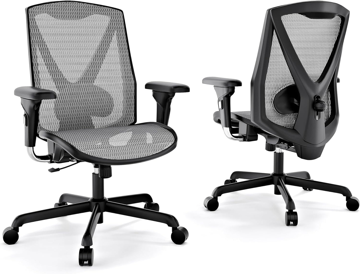 CozNook Ergonomic Office Chair - Lumbar Support & Adjustable Armrests!
