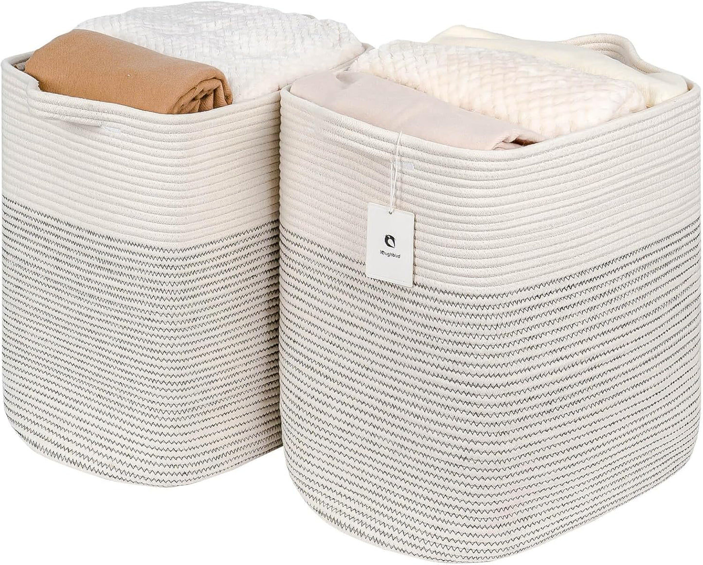 Storage Baskets for Clothes - Decorative Woven Baskets