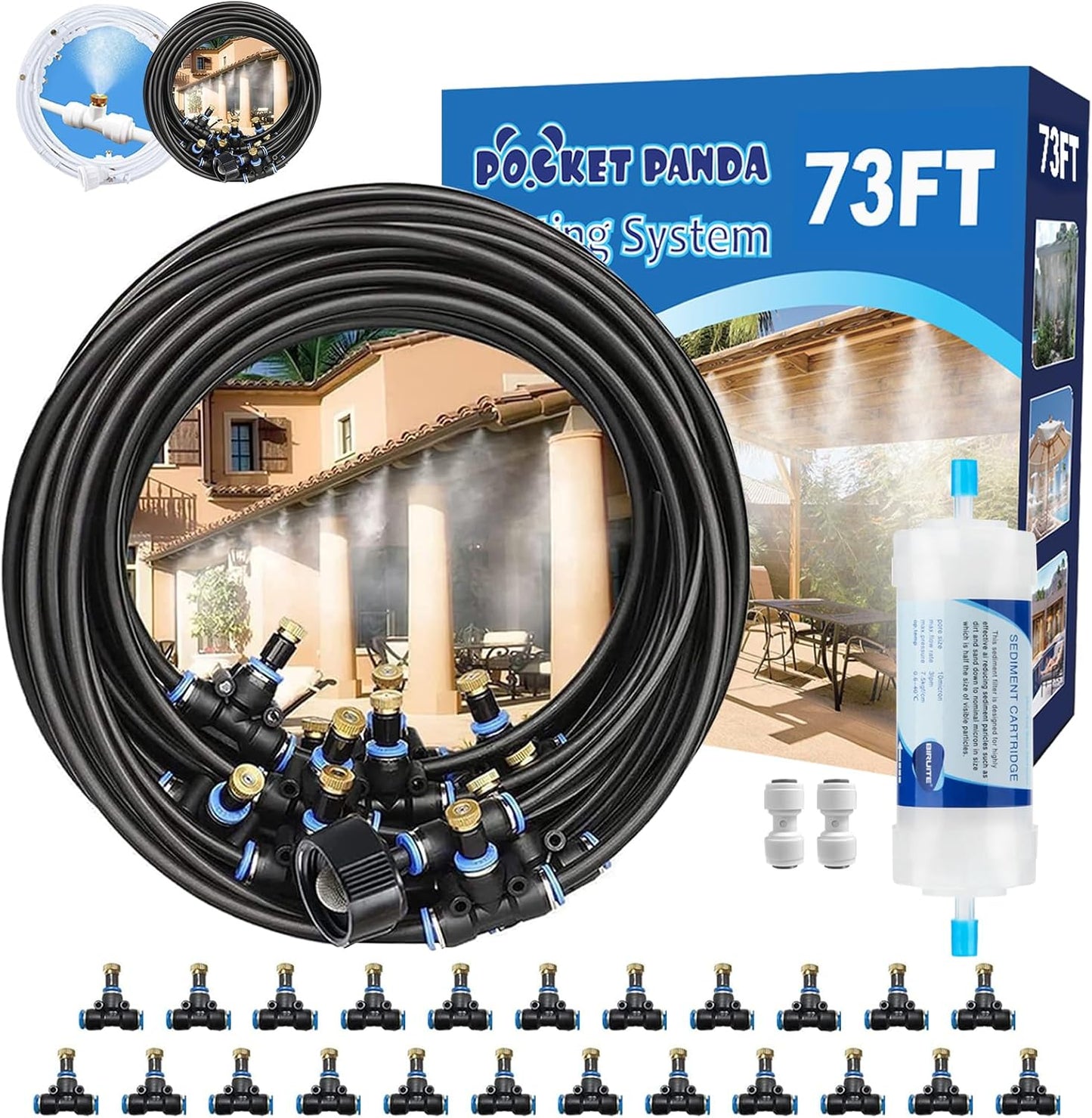 Water Misters for Cooling Outdoor Spaces - Easy DIY Setup