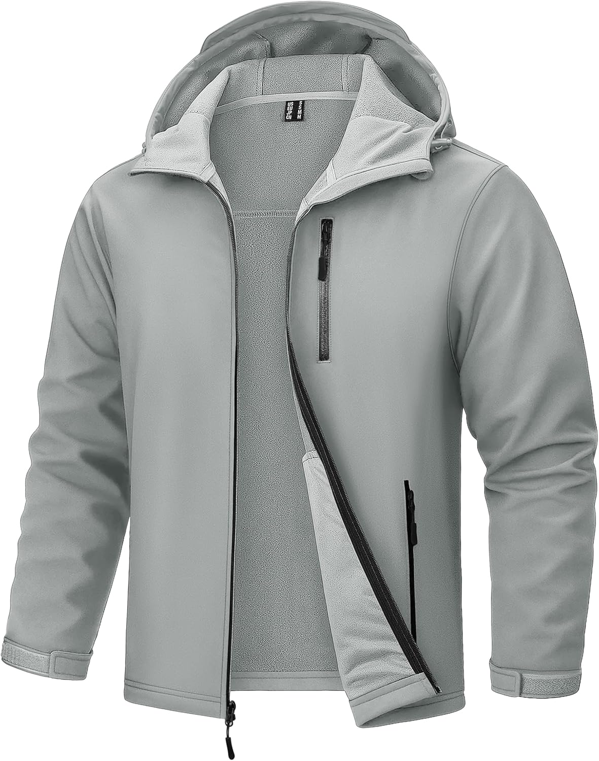 TACVASEN Men's Hooded Softshell Jacket for Winter Adventures