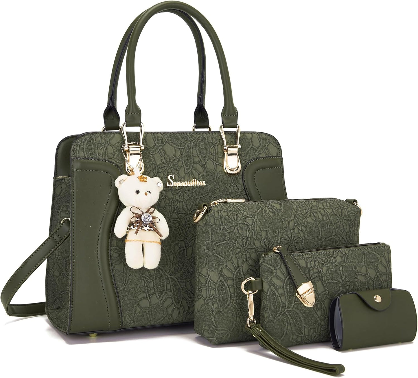 Women's Fashion Handbags Tote Bags Set for Stylish Everyday Use