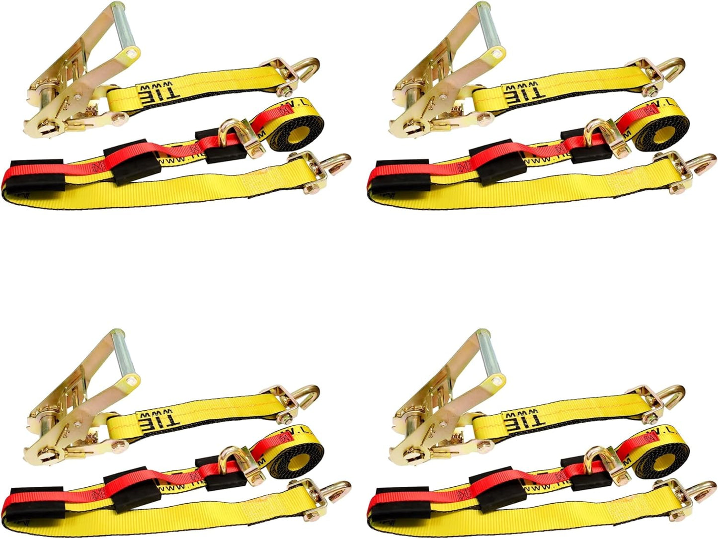 Mega Cargo Control 2in x 10ft Heavy-Duty Car Tie Down Straps