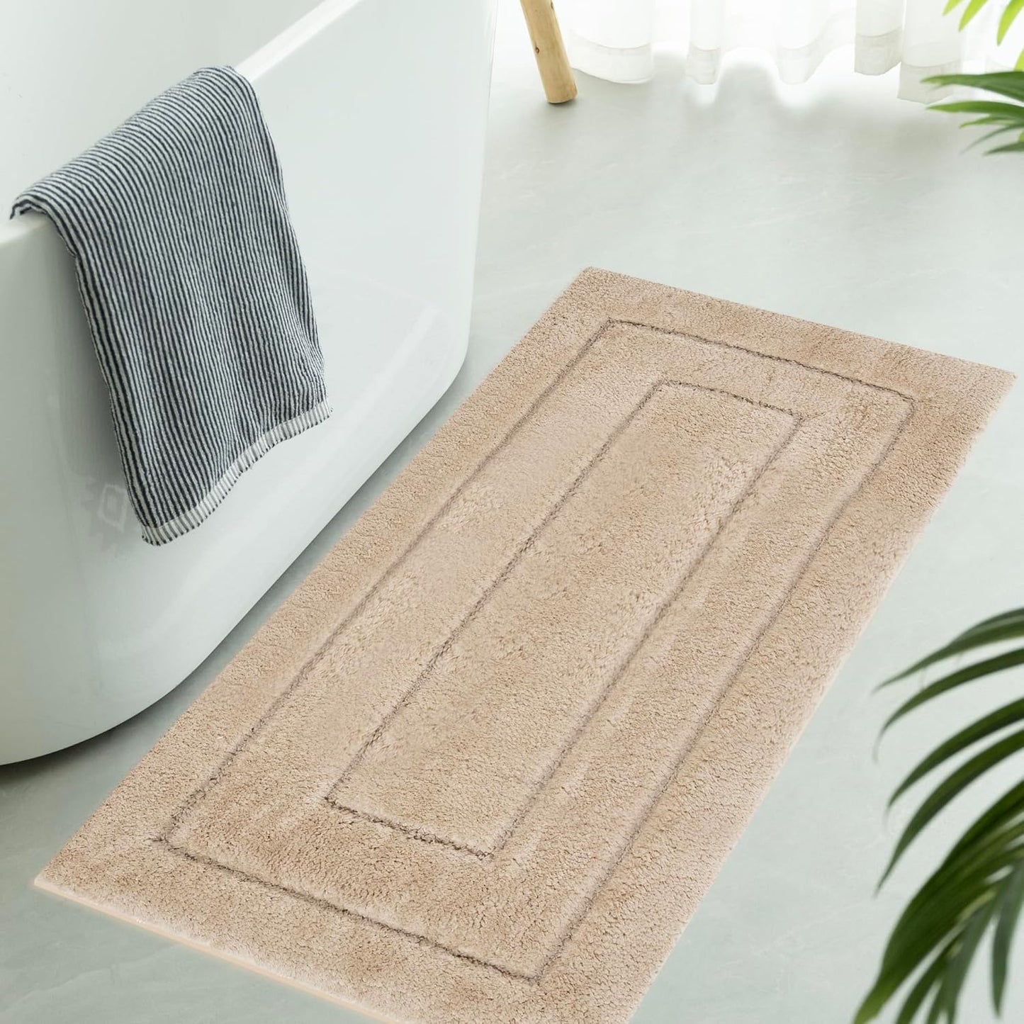 Ultra Absorbent Non-Slip Bathroom Rug Mat for Home Use