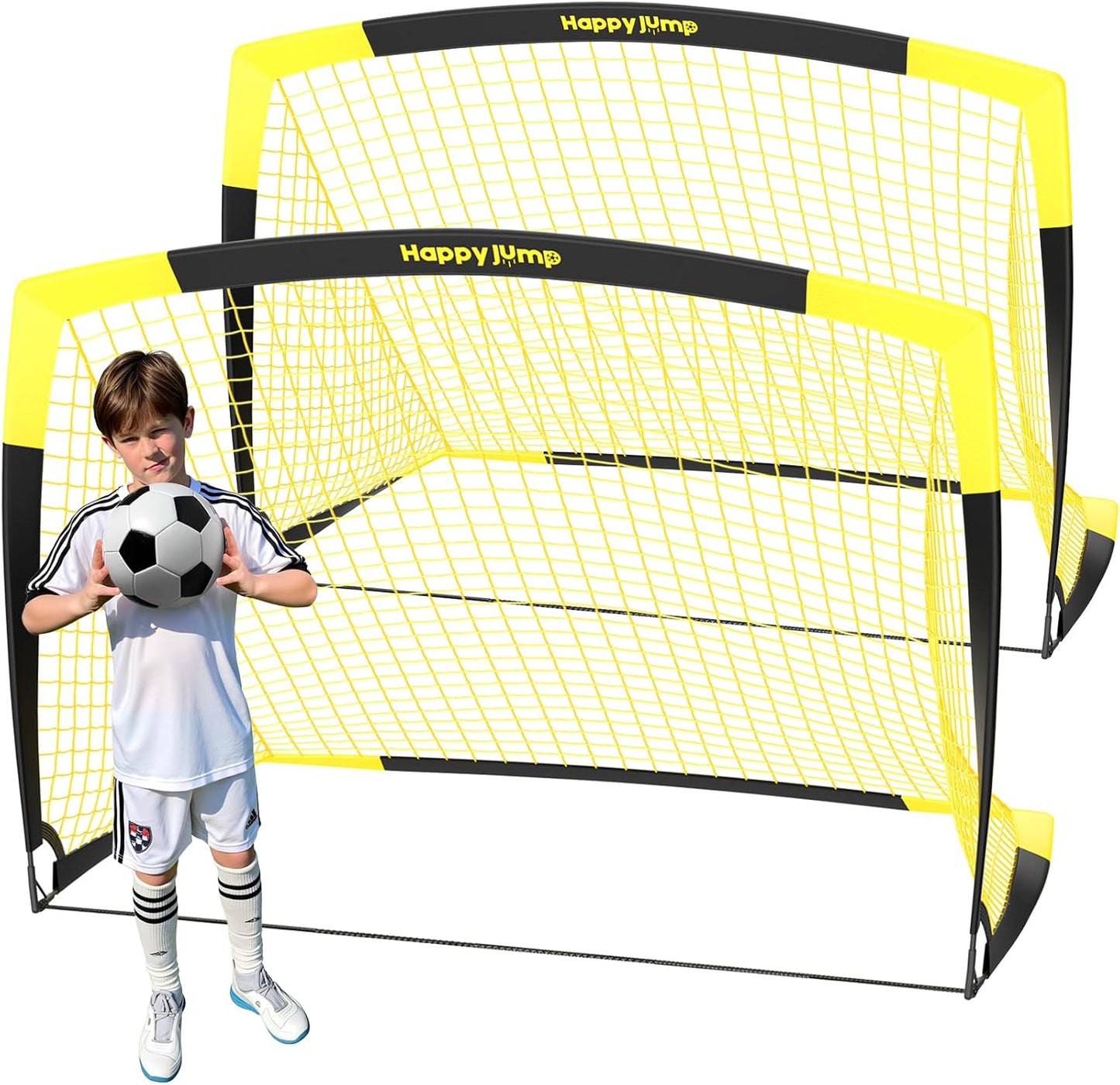 Pop Up Foldable Soccer Goal for Backyard Play - 7x5FT & More