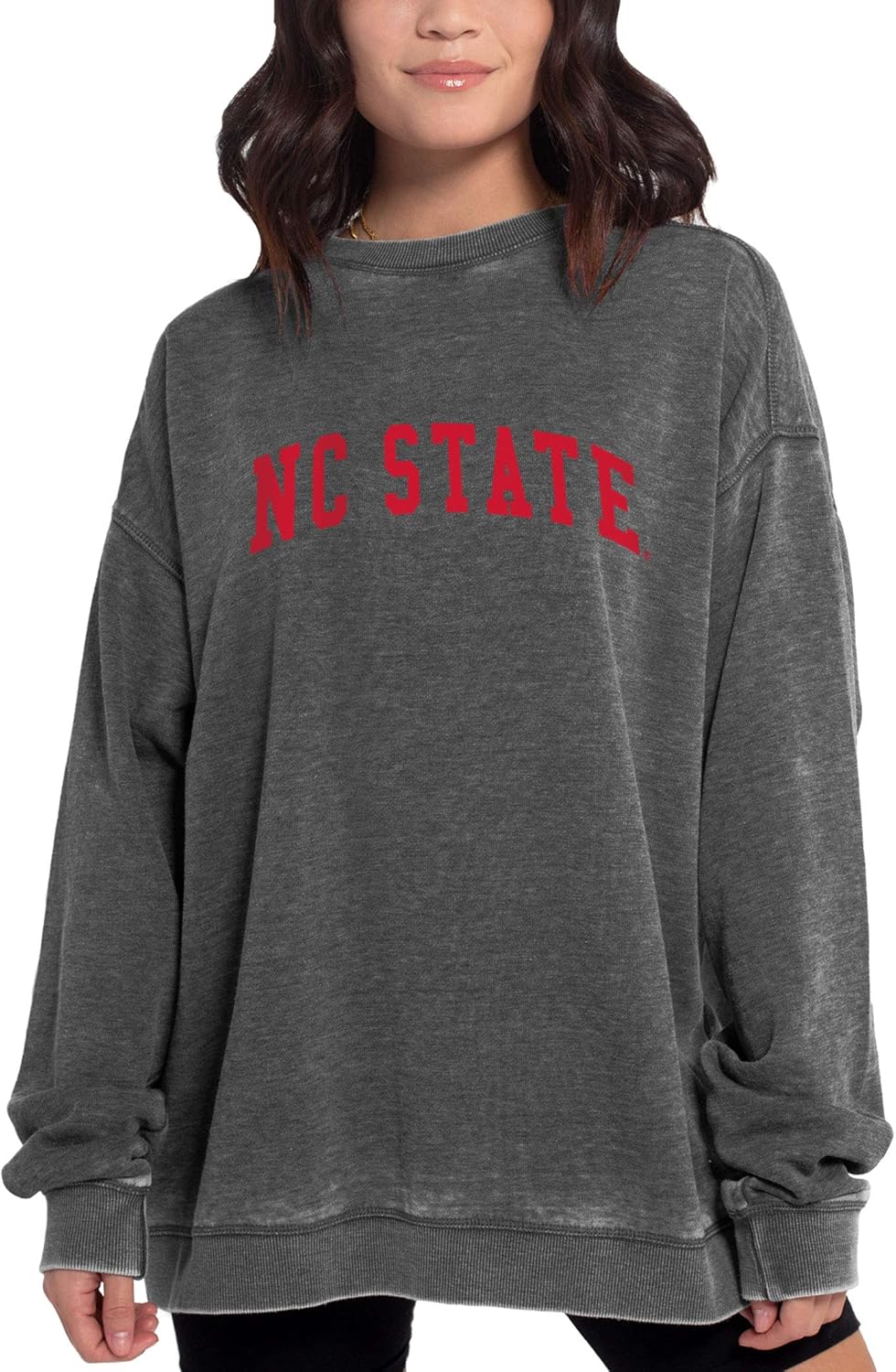 Chicka-D NCAA Womens Burnout Fleece Pullover for Comfort