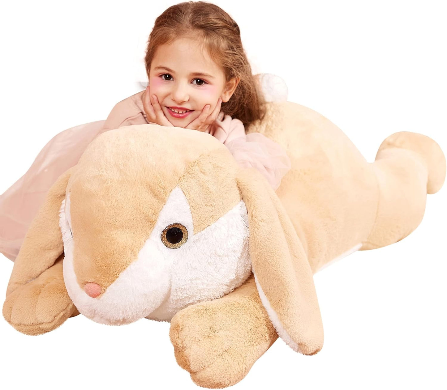 IKASA Giant Rabbit Stuffed Animal Plush Toy for Kids and Adults