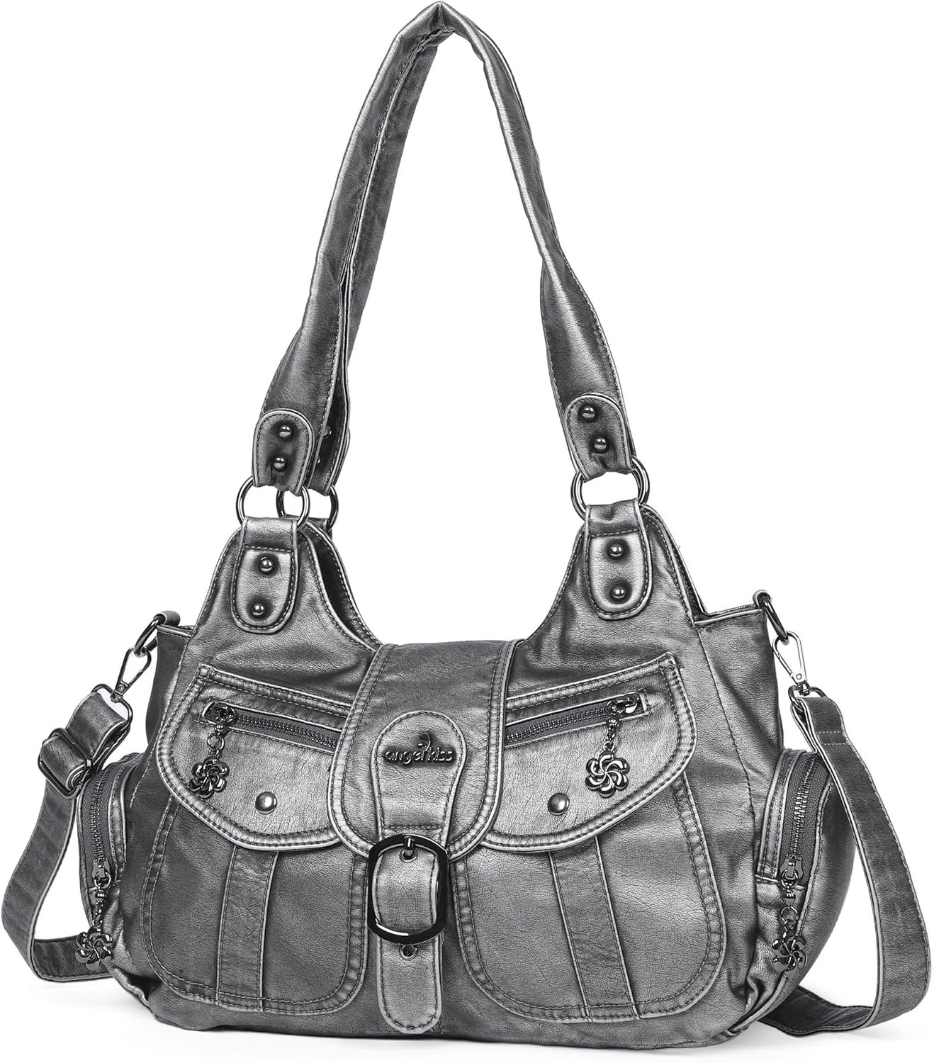 Stylish Vegan Leather Hobo Bags for Women by Angel Kiss