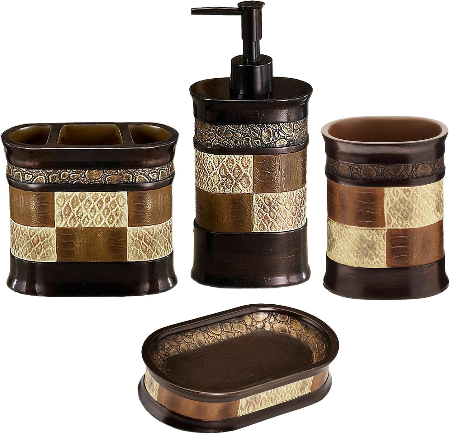 Zahari Home 4pc Zambia Stylish Bathroom Accessories Set Review