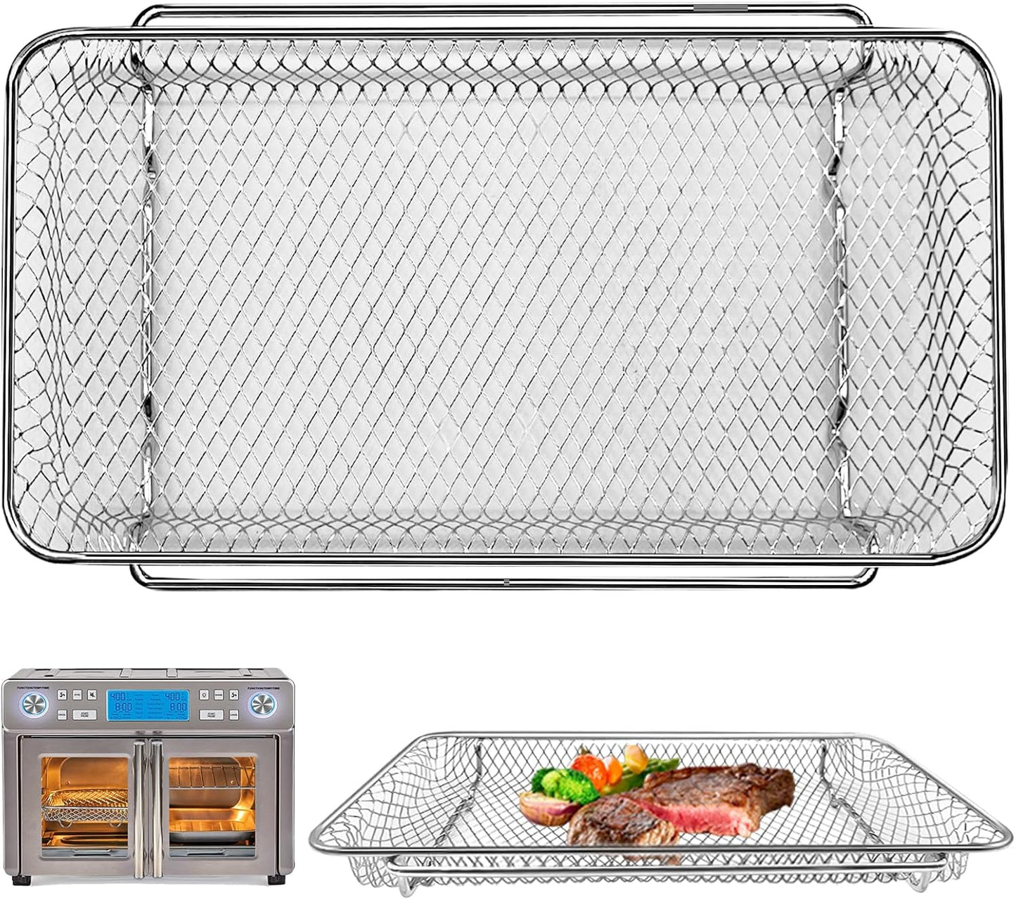 Non-Stick Mesh Air Fryer Basket for Emeril Lagasse 360 Air Fryer - Dishwasher Safe!
