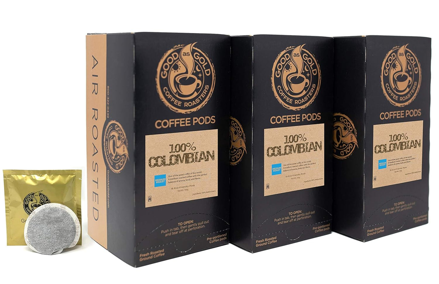100% Colombian Coffee Pods - Rich and Flavorful Coffee Experience