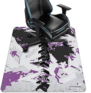 Aimzone Gaming Chair Mat for Hardwood Floors - Large Floor Protector