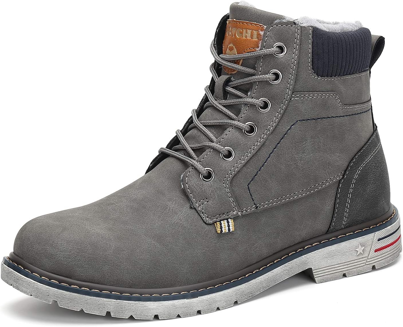 Mishansha Mens Hiking Boots for Winter Warmth and Comfort