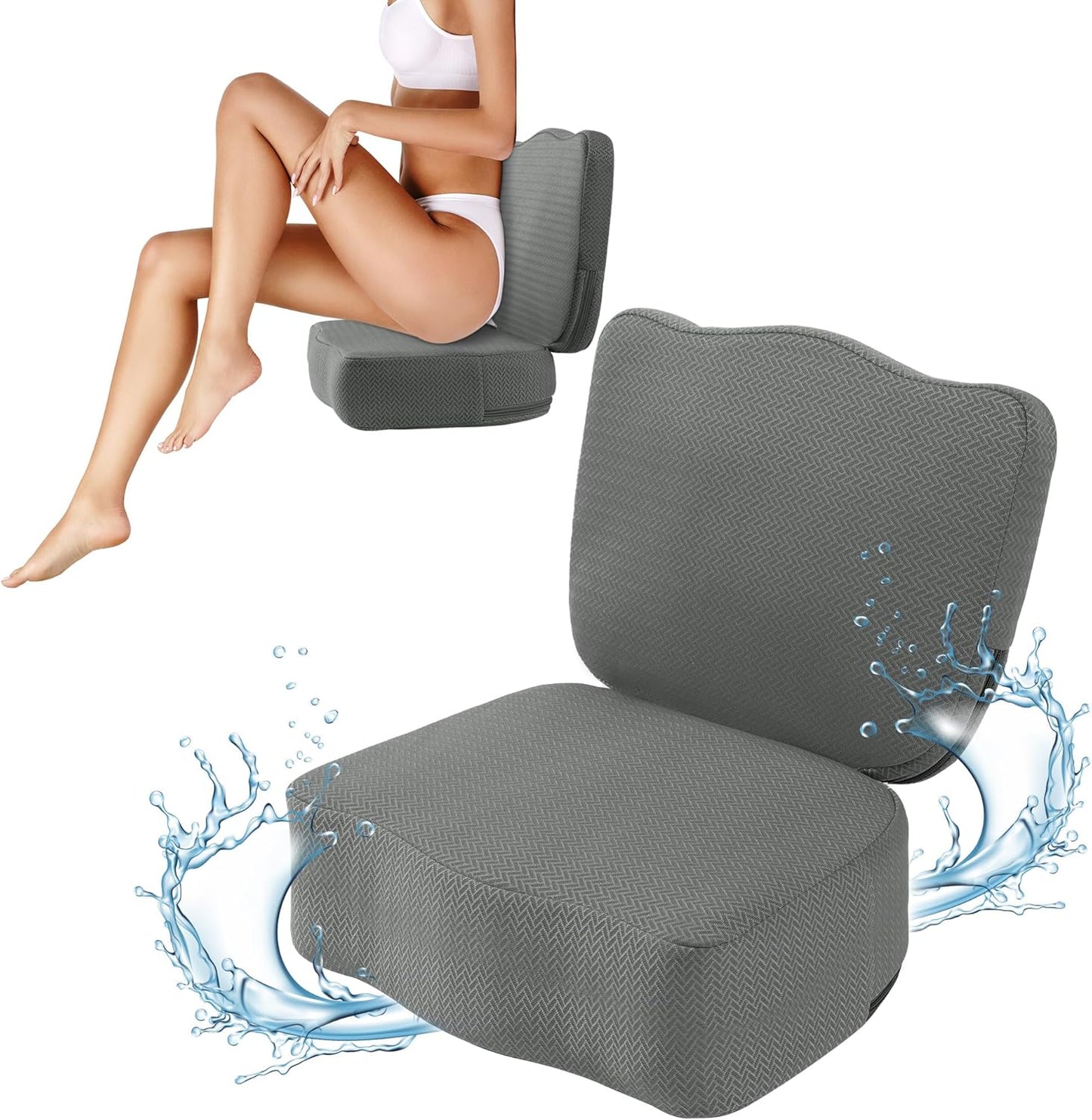 MABOZOO Hot Tub Booster Seat for Adults - Quick Dry Cushion