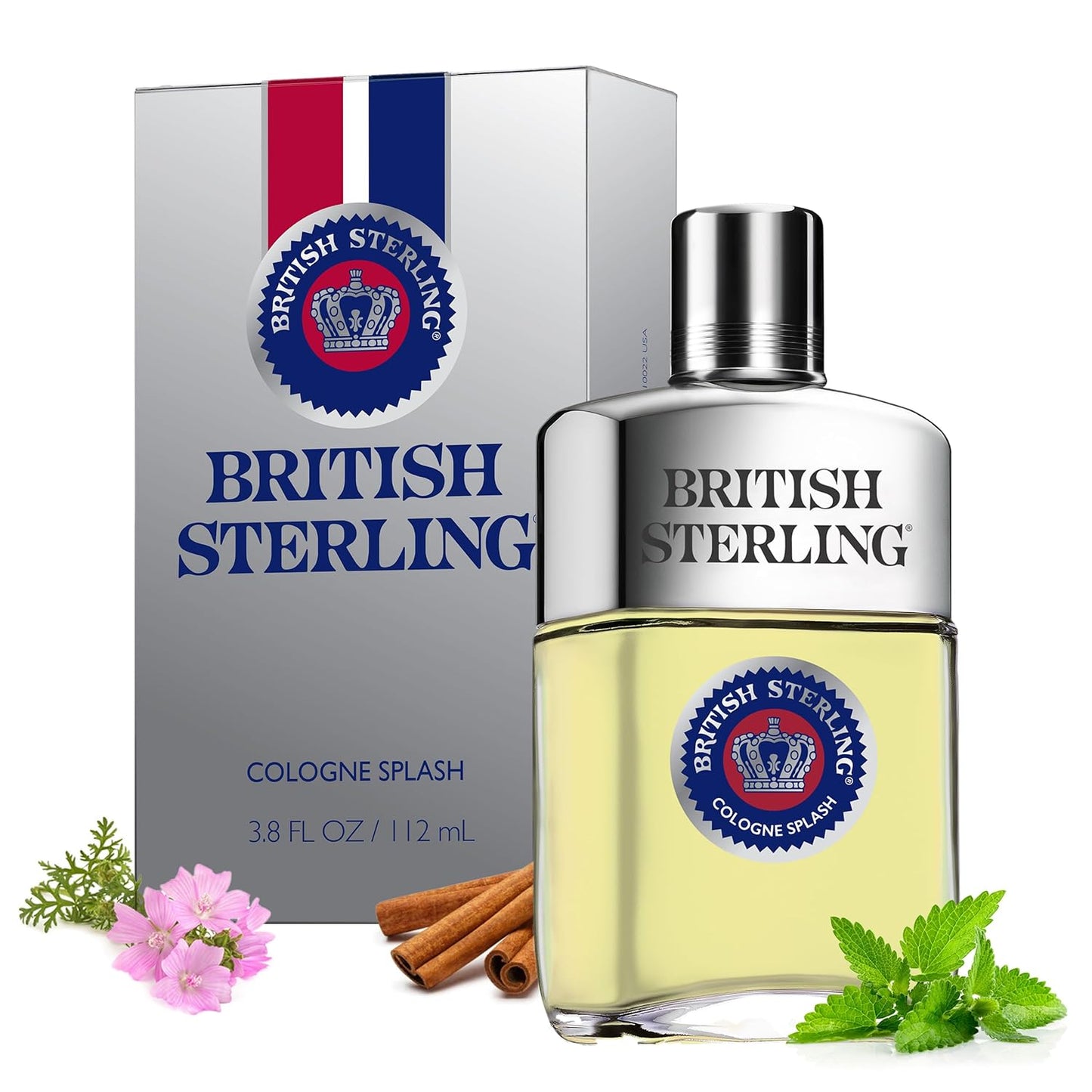 British Sterling Cologne Splash for Men - 3.8-Ounce Elegance