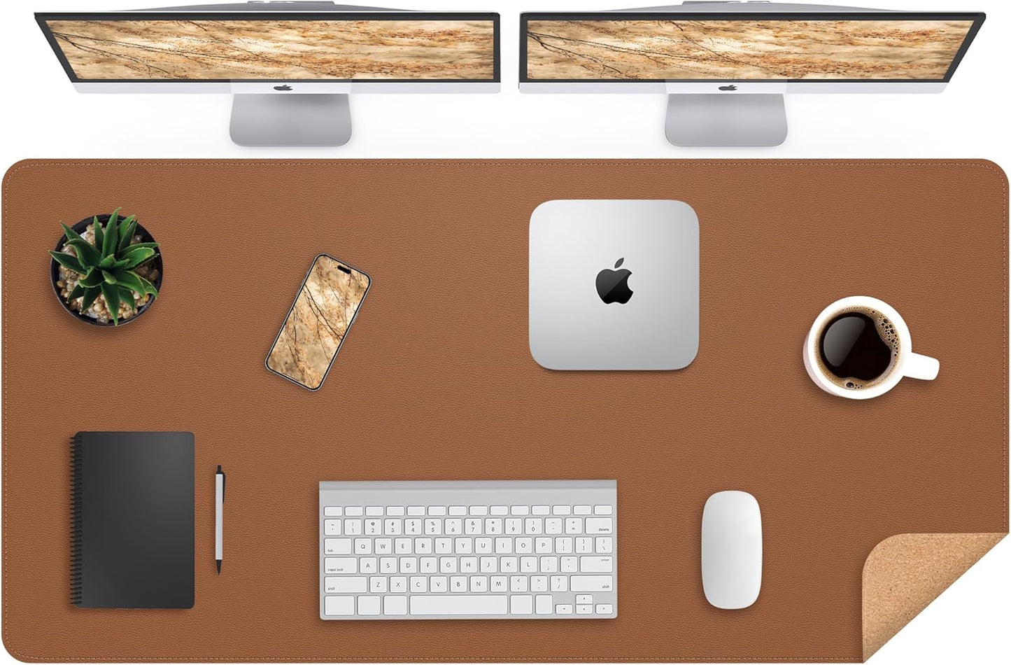 Large Waterproof Leather Desk Pad for Office & Home