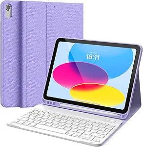 CHESONA Keyboard Case for iPad 10th Gen 10.9in - Detachable