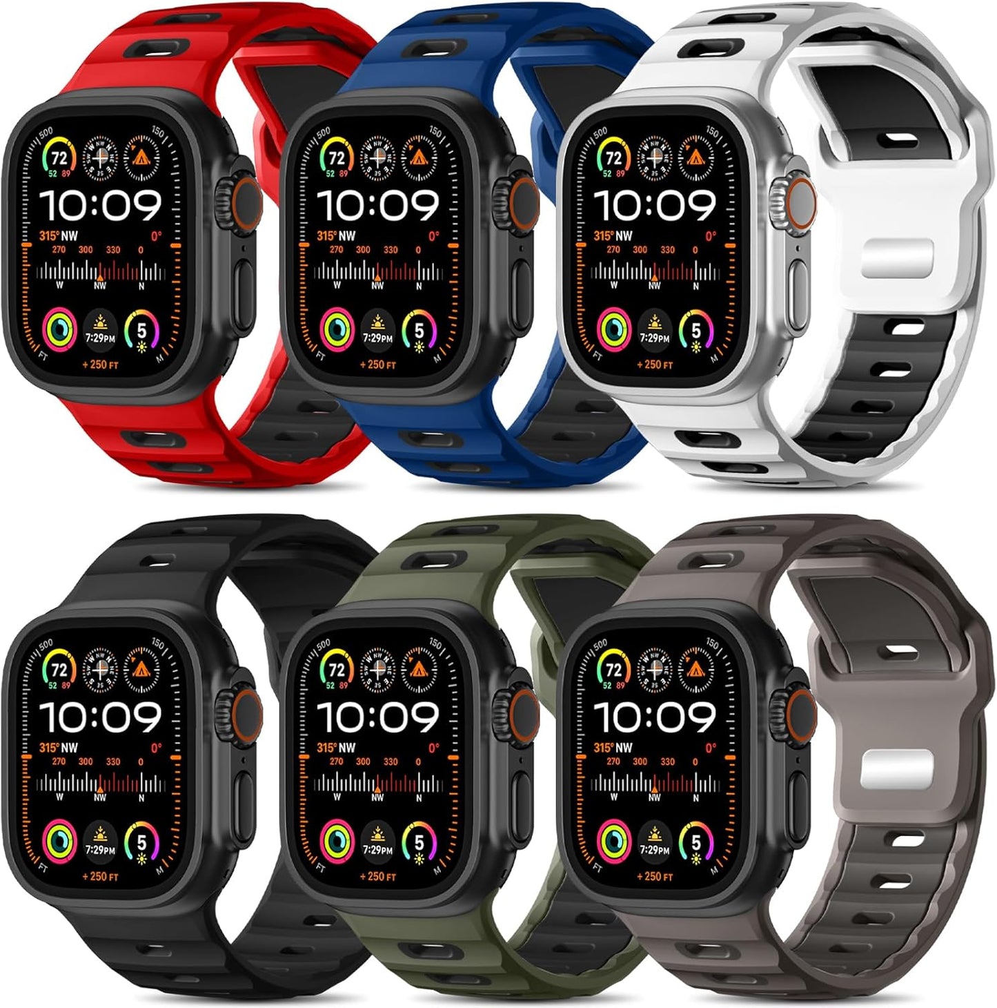 Waterproof Silicone Sport Band for Apple Watch