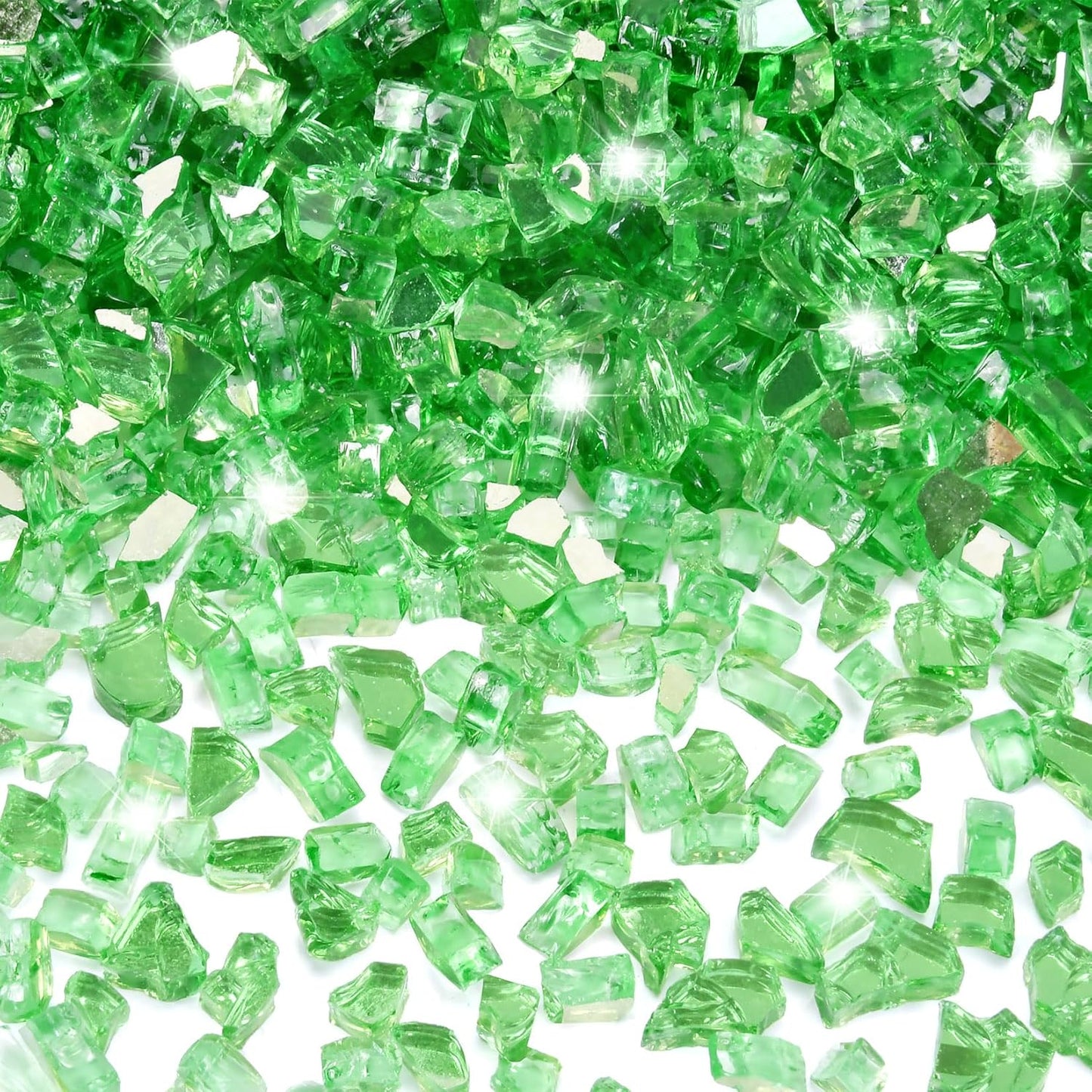 GasSaf 1/4 Inch Fire Glass for Fire Pits and Fireplaces