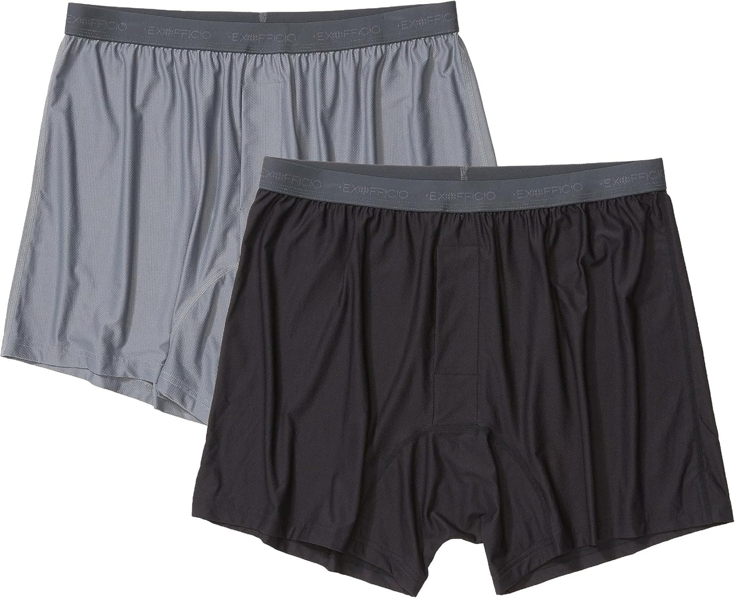 Exofficio Men's Give-N-Go 2.0 Boxer 2 Pack for Ultimate Comfort