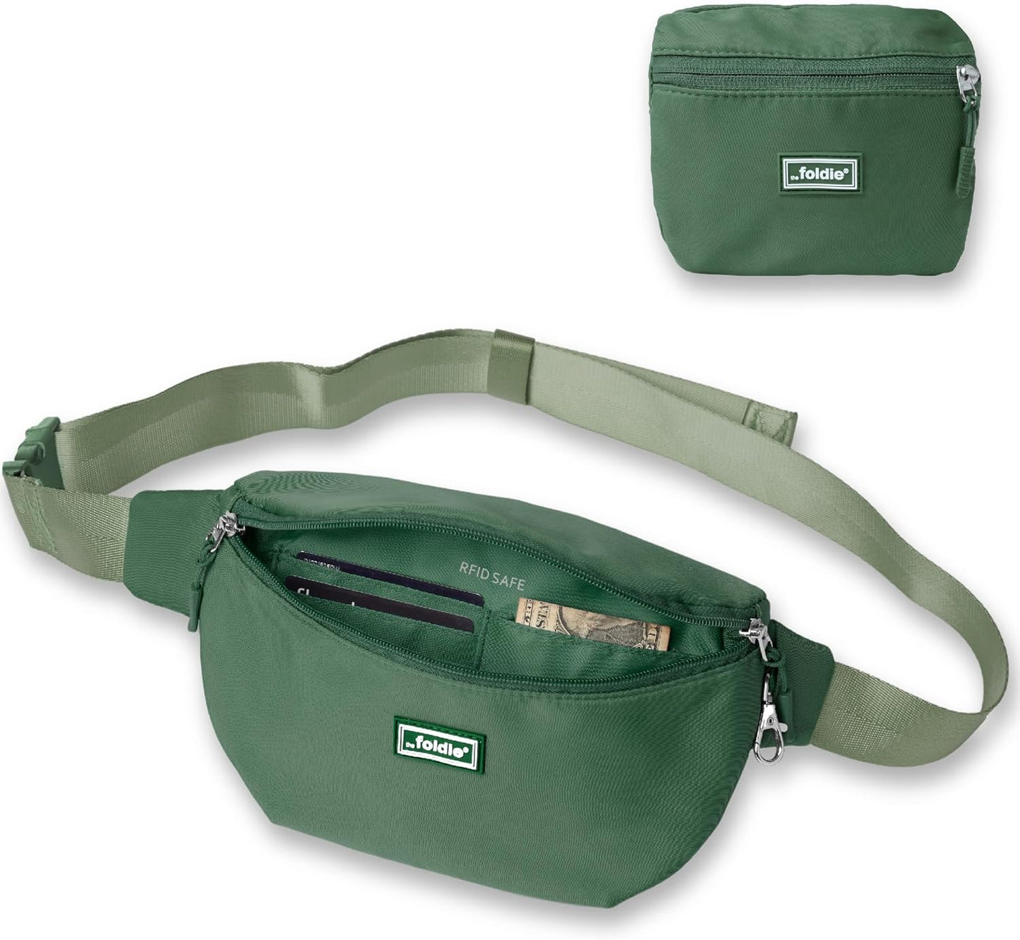 Foldie Foldable Crossbody Bag - Anti-Theft RFID-Safe Fanny Pack