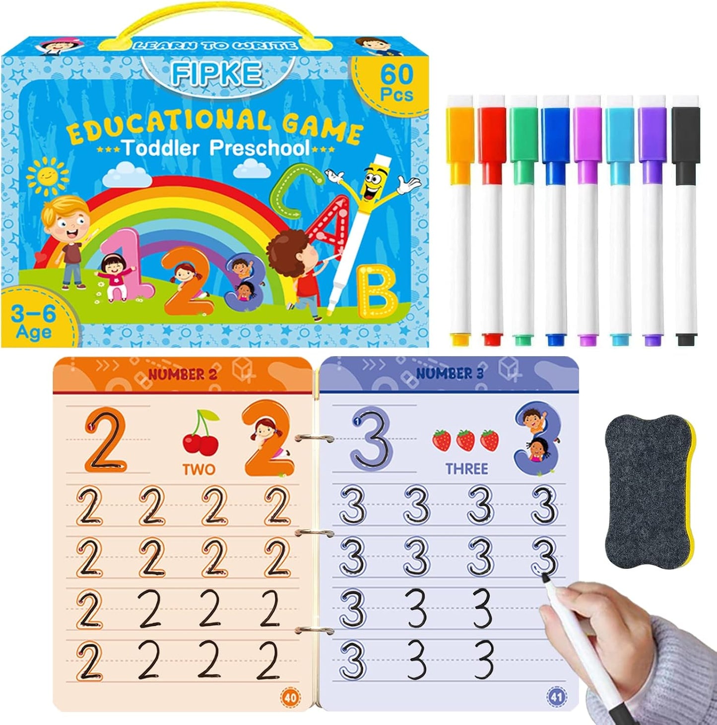 Kindergarten Handwriting Practice Book - Engaging Learning Fun!