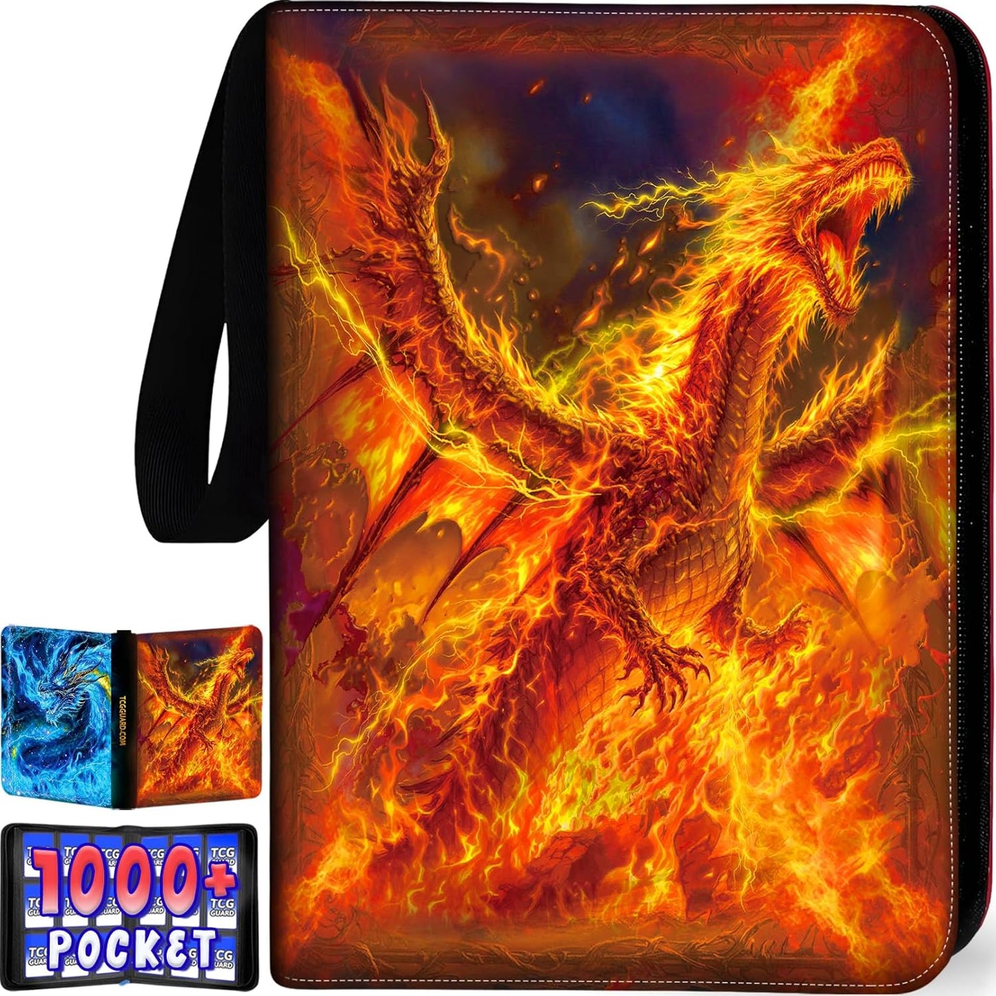 1008 Card Binder 9 Pocket for Trading Cards - High Storage Case