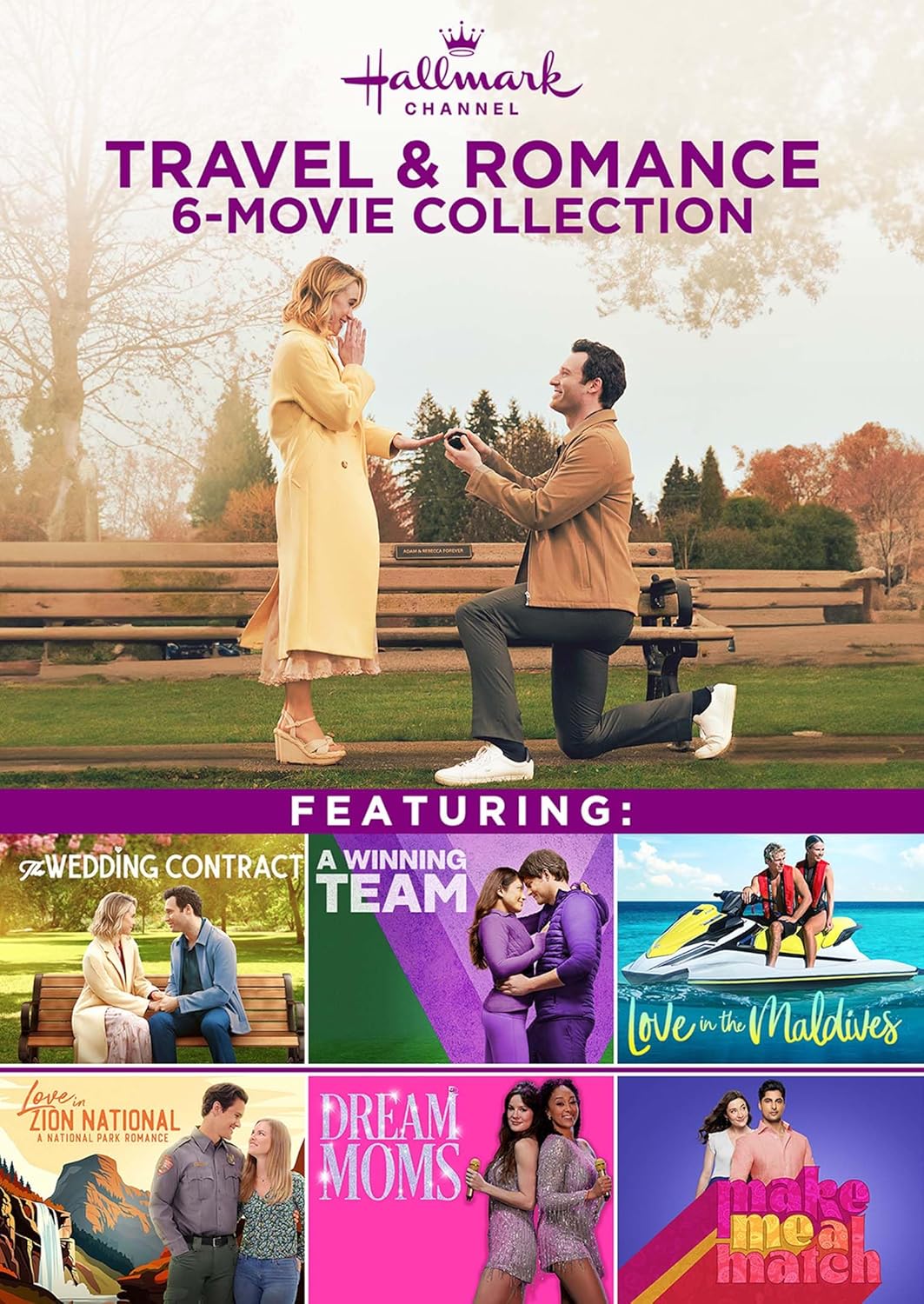 Hallmark Travel & Romance 6-Movie Collection for Love Enthusiasts