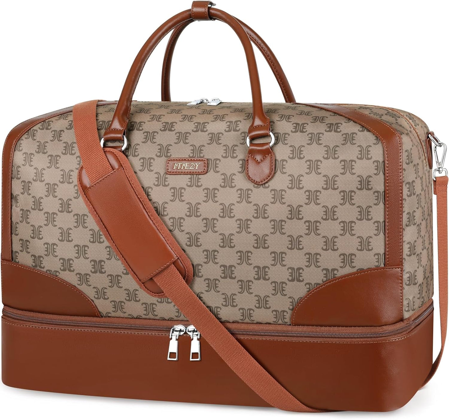 Weekender Bag for Women with Shoe Compartment - Travel Duffel