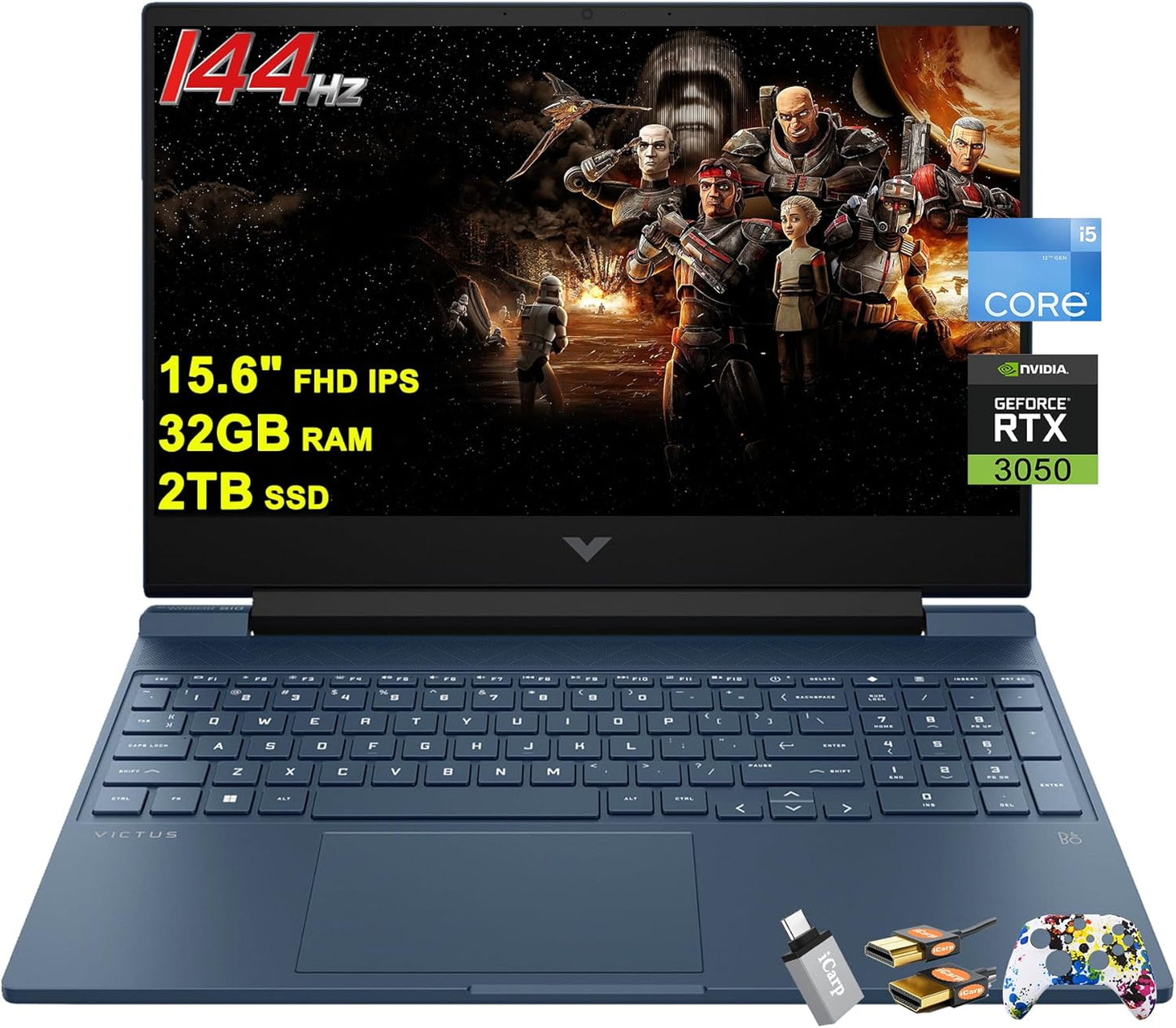 HP Victus 15 Gaming Laptop with 32GB RAM and 2TB SSD