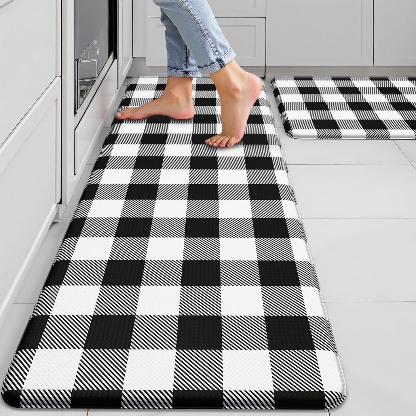 MAYHMYO Anti Fatigue Kitchen Mats for Comfort and Safety