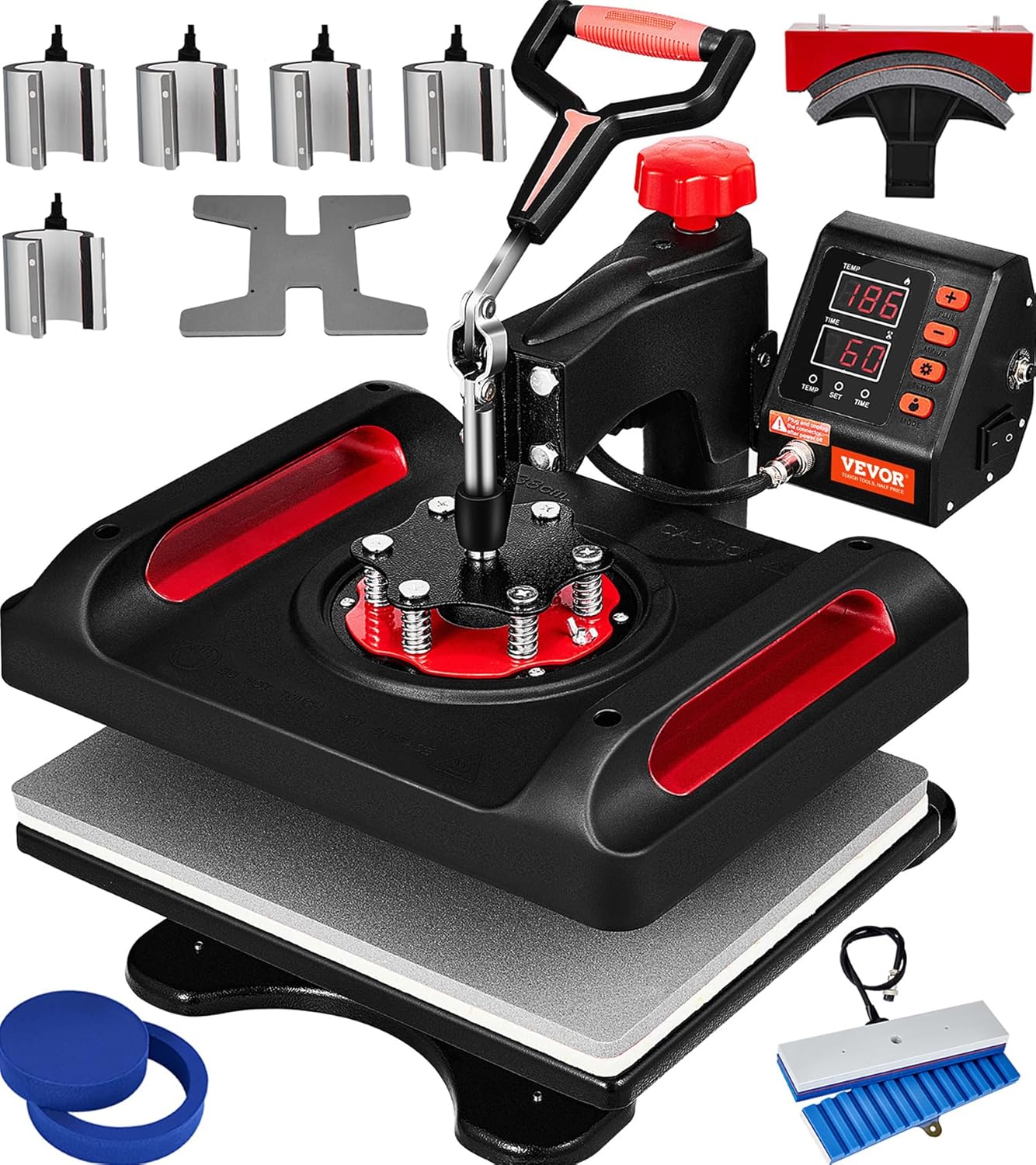 VEVOR 11 in 1 Heat Press Machine for T-Shirts and More