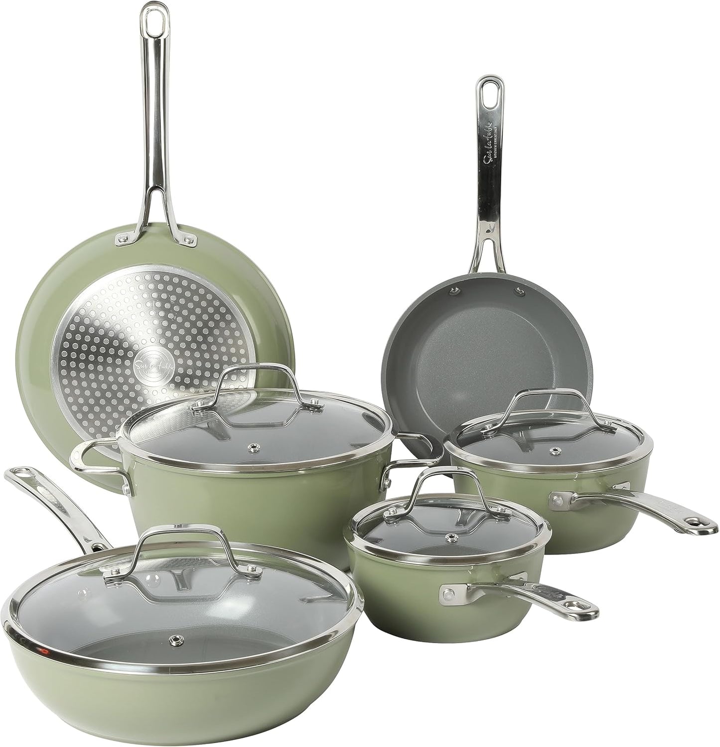 Non-Toxic Titanium Ceramic Nonstick Cookware Set for Every Kitchen