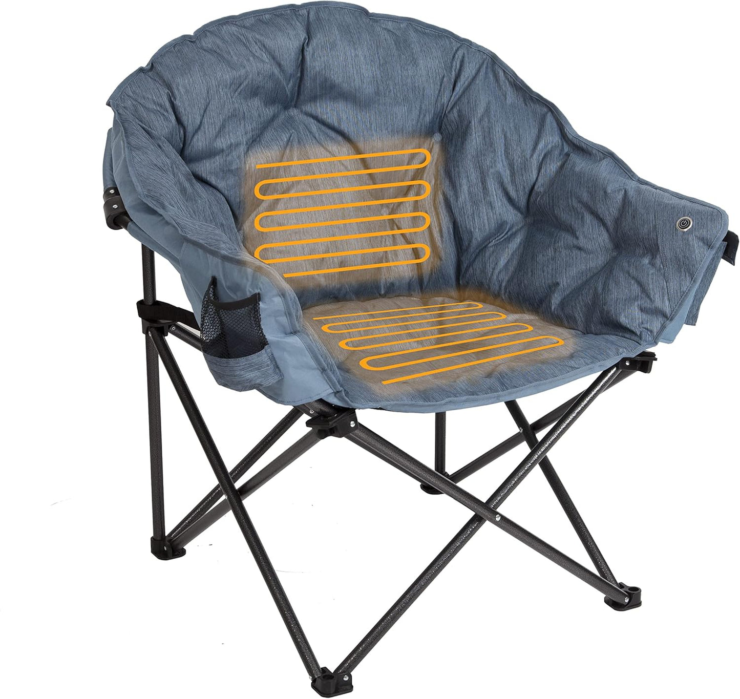 Heated Cushion Folding Lounge | Outdoor Comfort
