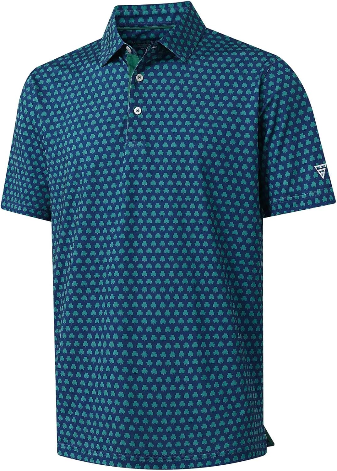 M MAELREG Mens Golf Shirt Short Sleeve Performance Polo Shirt