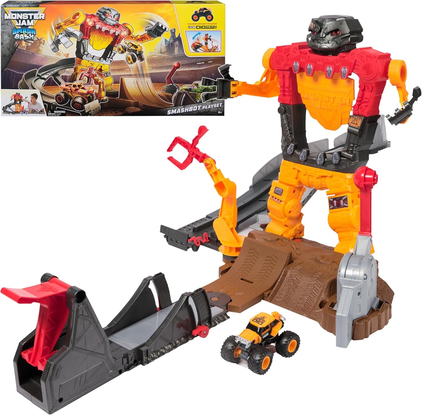 Monster Jam Smash & Bash SmashBot Playset for Epic Battles