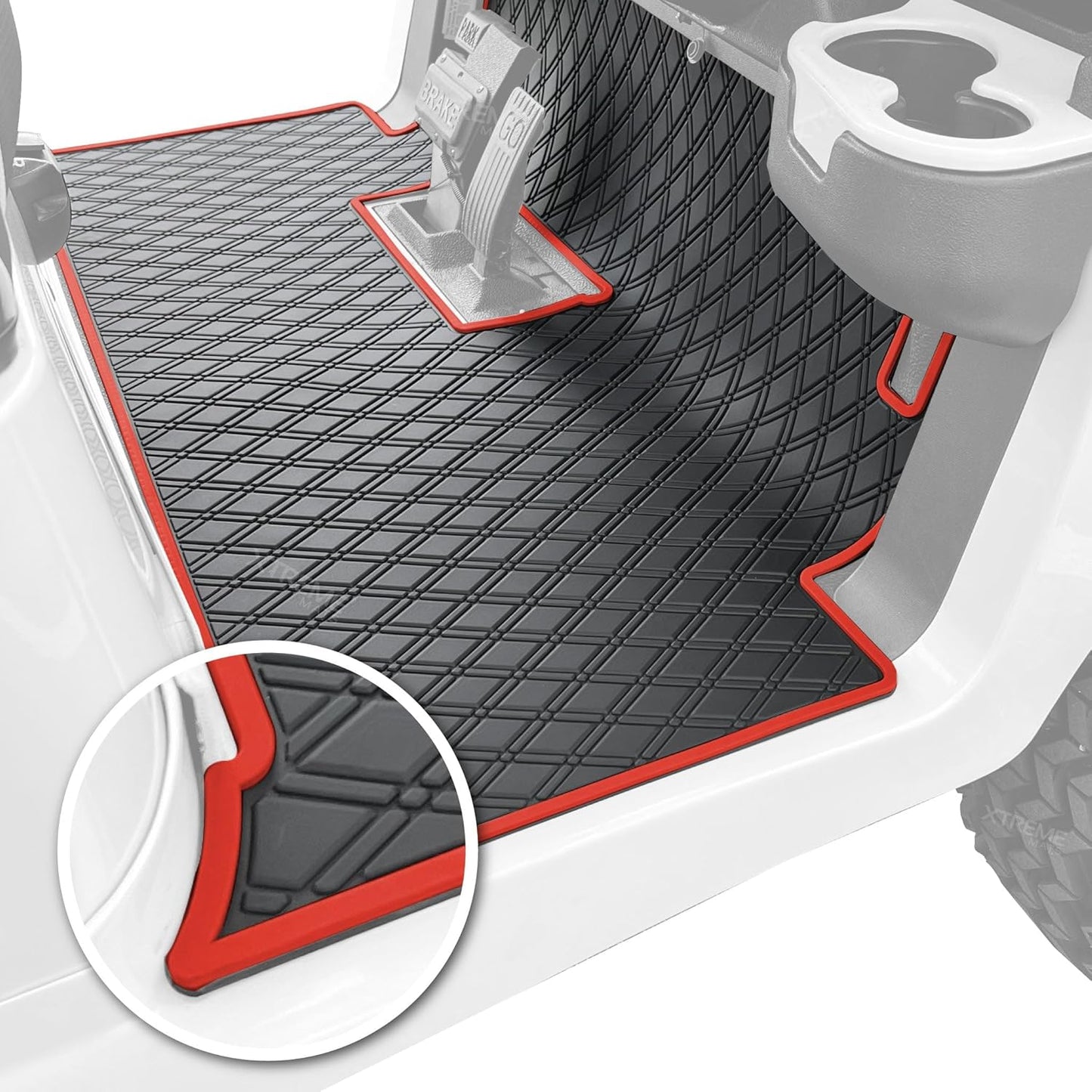 Xtreme Mats Full Coverage Golf Cart Mat for Club Car Models