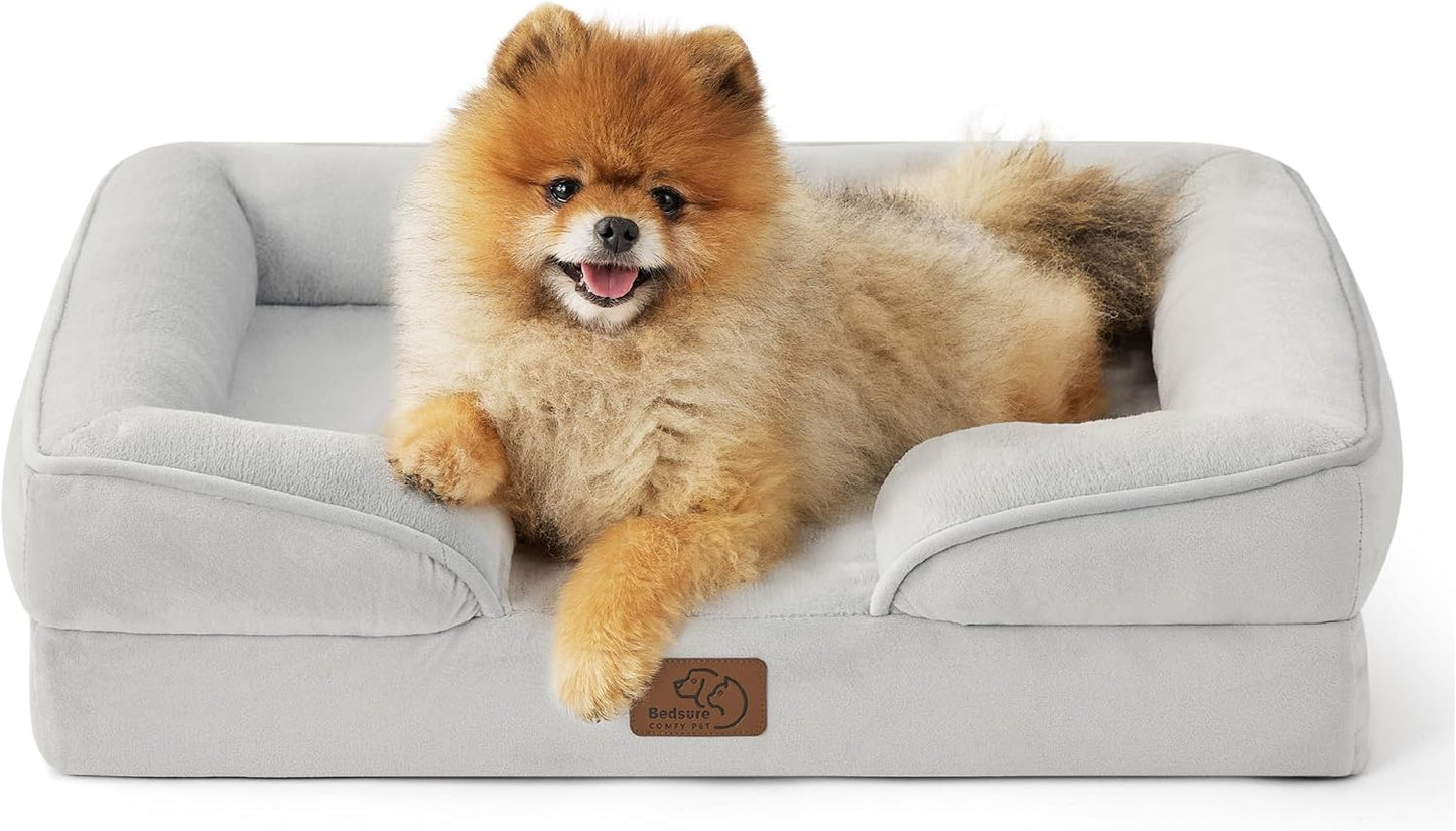 Orthopedic Dog Bed for Small Dogs - Waterproof & Washable Comfort