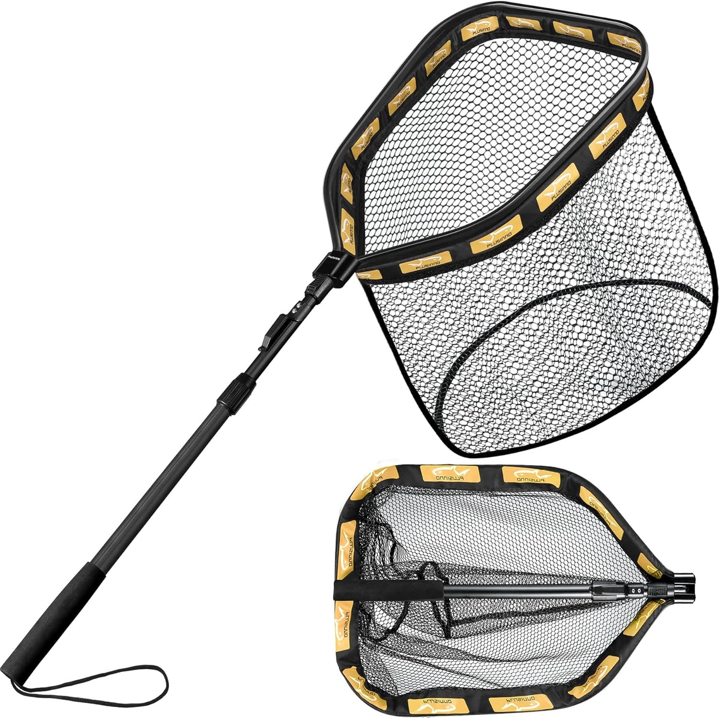 PLUSINNO Floating Fishing Net for Easy Catch & Release Fishing