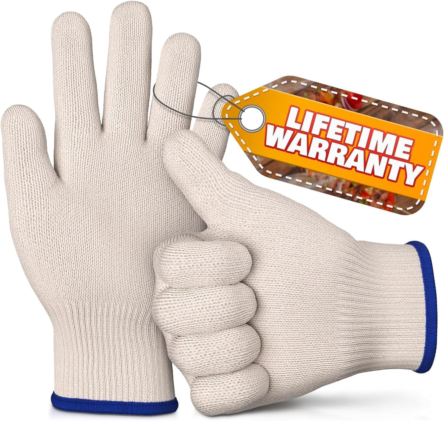 Fireproof Aramid Grilling Gloves - 932F Protection