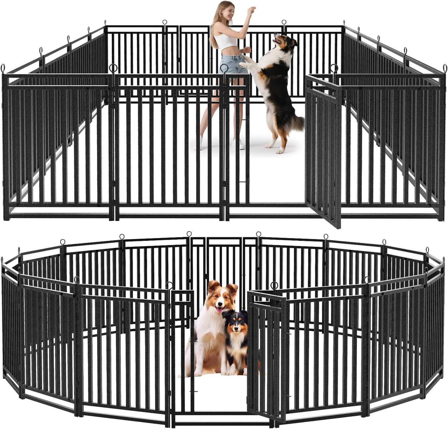 Durable Dog Fence for Indoor and Outdoor Use - 40 Inch Height