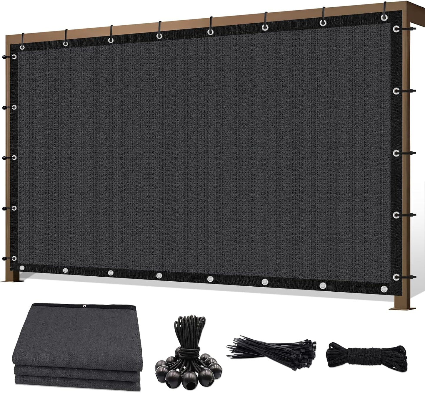 90% UV Blocking Outdoor Shade Cloth for Patio and Pergola Use
