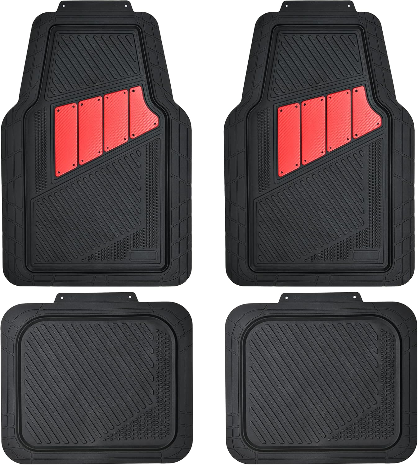 CAR PASS Heavy Duty Rubber Floor Mats for All-Weather Protection