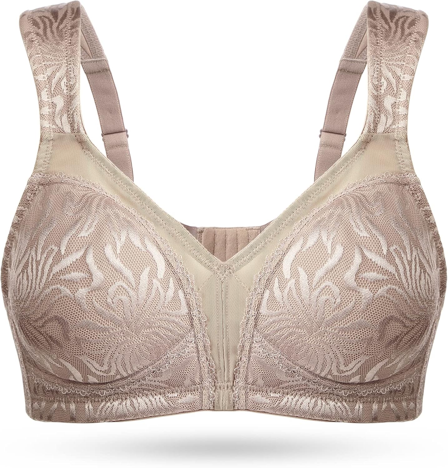 Wingslove Women's Full Coverage Non Padded Comfort Minimizer Bra