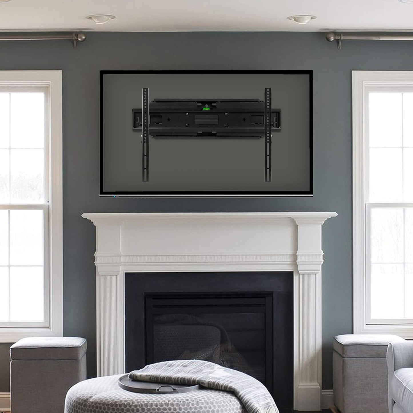 Full Motion TV Wall Mount for 40 to 84 Inch TVs - Durable Design