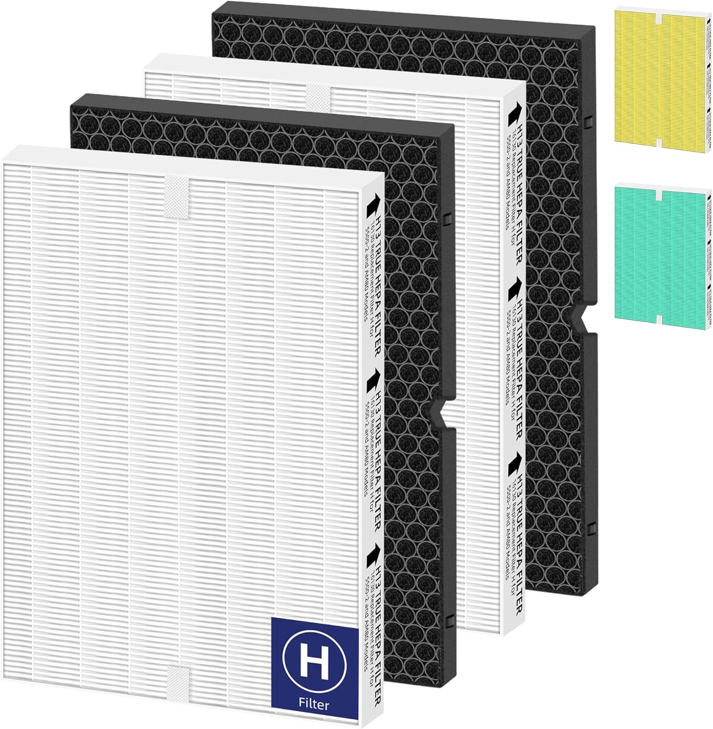 116130 HEPA Replacement Filter H for Winix 5500-2 Air Purifier