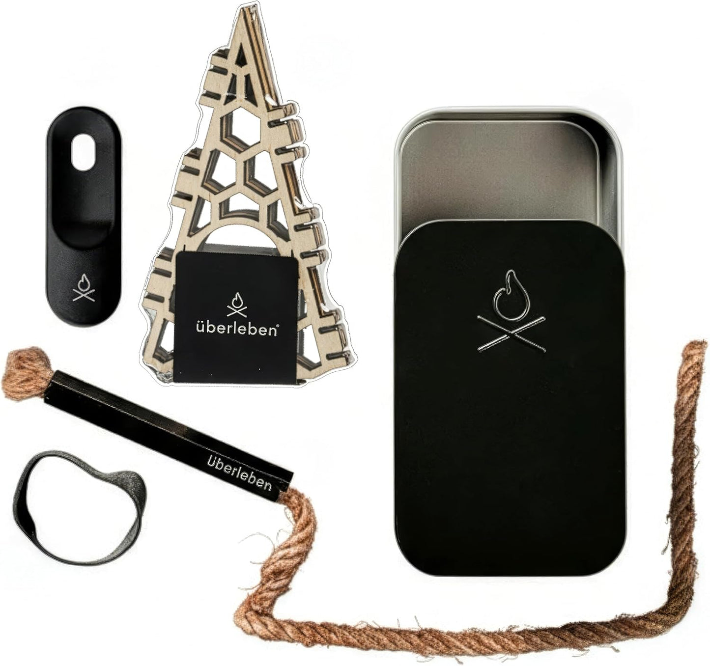 Uberleben FIREKIT Survival Fire Starter Kit for Camping Needs