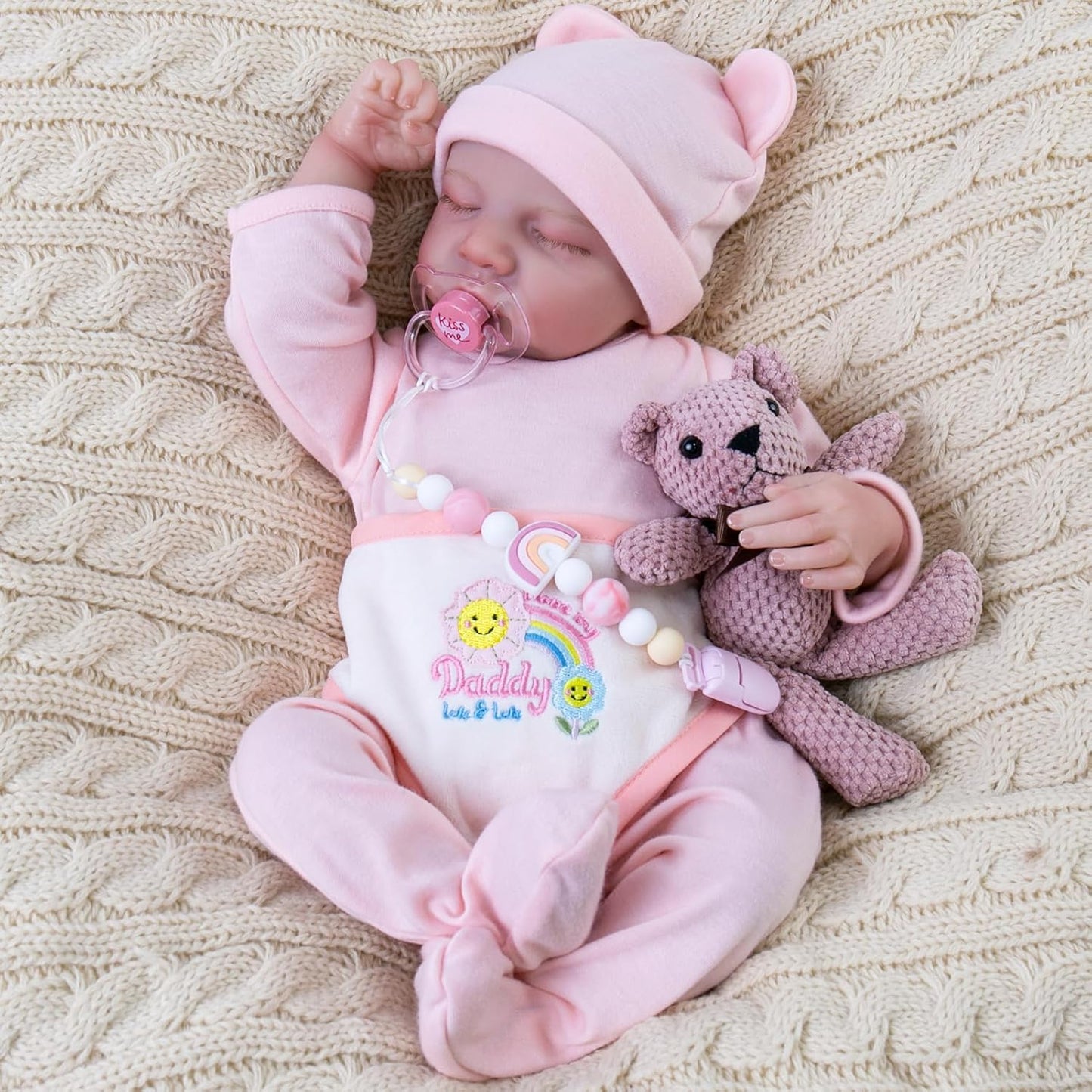 Aori Lifelike Reborn Baby Doll - 18-inch Realistic Baby Girl